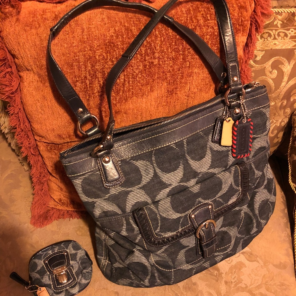 Authentic Coach purse....minor fading on back